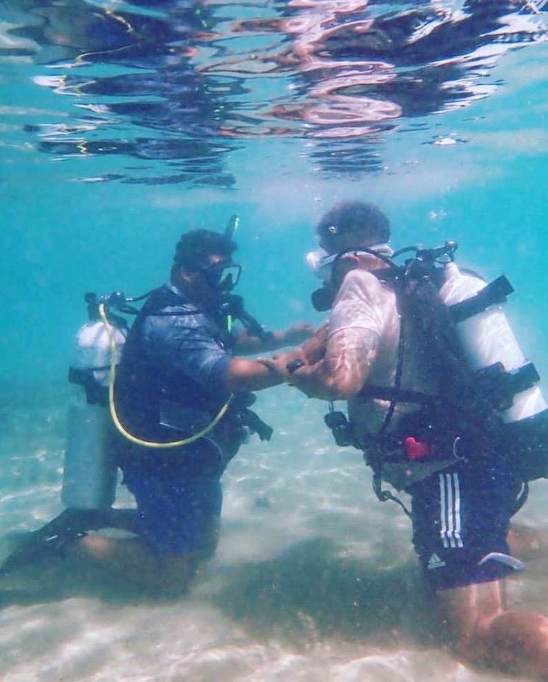 Instructor and student